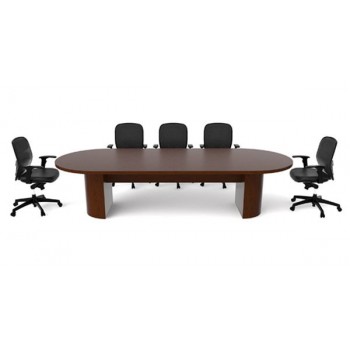 Jade Racetrack Veneer Conference Table 